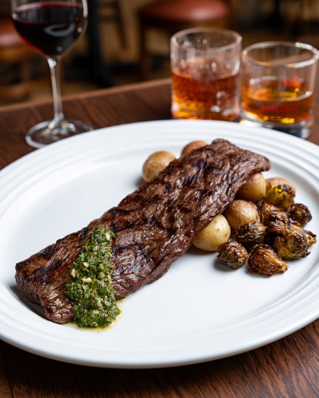 Grilled Skirt Steak.