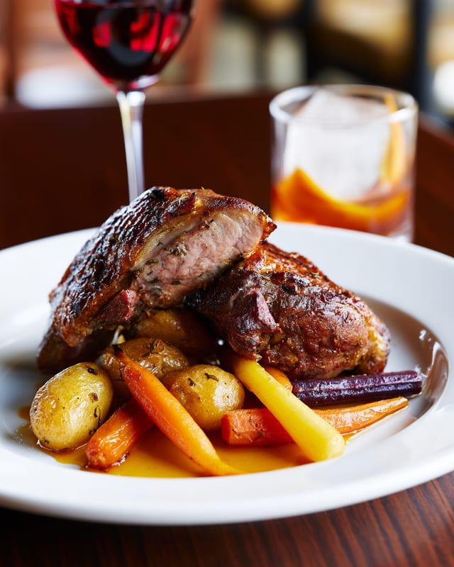 Herb-Marinated Duck Breast.