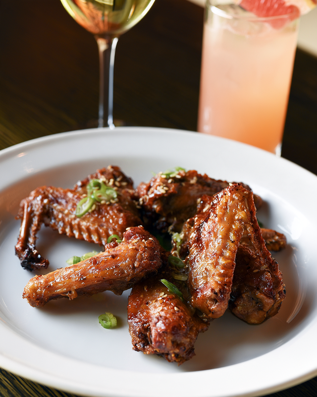 Crispy Teriyaki Duck Wings.