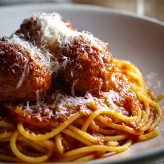 Spaghetti with Meatballs (Best Seller)