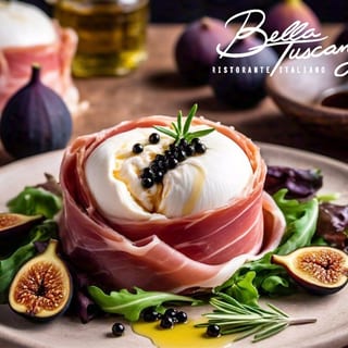 Burrata and Prosciutto
