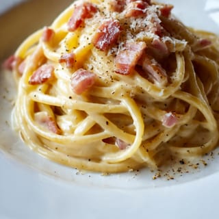 Linguine Carbonara (Popular)