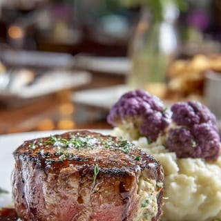 Mascarpone and Crab Stuffed Filet Mignon